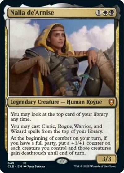 Nalia de'Arnise (Commander Legends: Battle for Baldur's Gate) Medium Play Foil