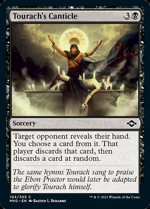 Tourach's Canticle (Modern Horizons 2) Medium Play Foil