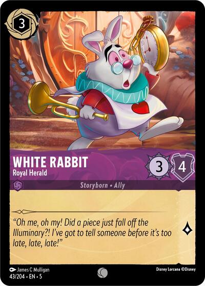 White Rabbit - Royal Herald (Shimmering Skies) Near Mint