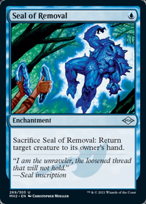 Seal of Removal (Modern Horizons 2) Medium Play Foil