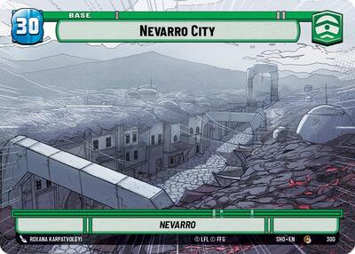 Nevarro City // Shield (Hyperspace) (Shadows of the Galaxy) Near Mint