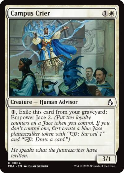 Campus Crier (Reality Fracture) Near Mint Foil