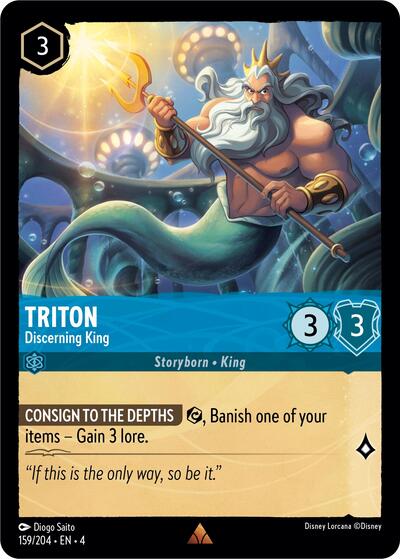 Triton - Discerning King (Ursula's Return) Near Mint
