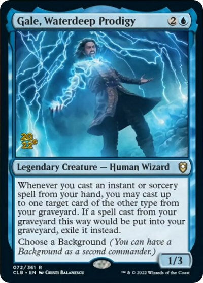 Gale, Waterdeep Prodigy (Promos: Prerelease Cards) Light Play Foil