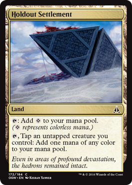 Holdout Settlement (Oath of the Gatewatch) Light Play