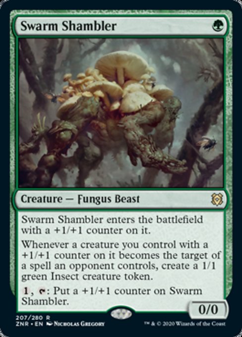 Swarm Shambler (Zendikar Rising) Light Play Foil