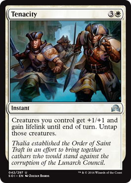 Tenacity (Shadows Over Innistrad) Medium Play Foil