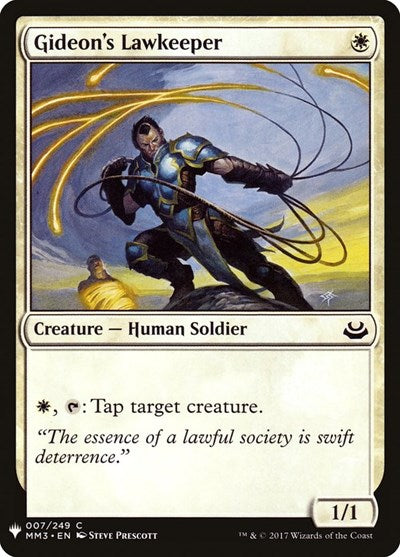 Gideon's Lawkeeper (Mystery Booster) Light Play