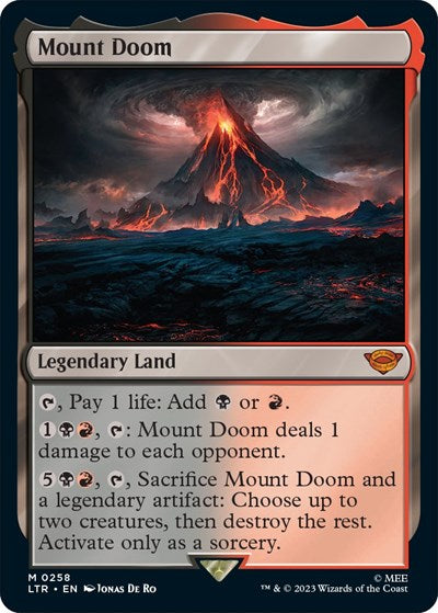 Mount Doom (Universes Beyond: The Lord of the Rings: Tales of Middle-earth) Light Play Foil