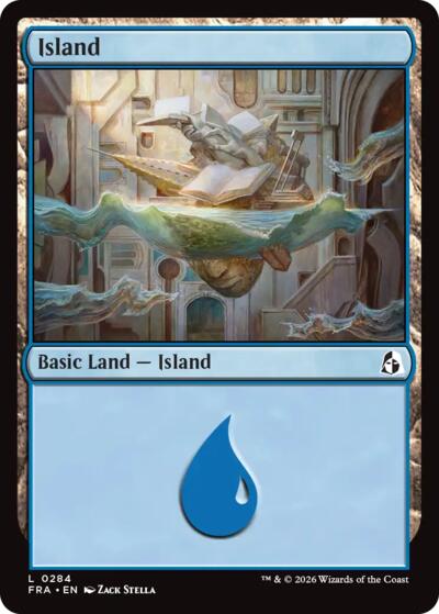 Island (0284) (Reality Fracture) Near Mint