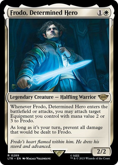 Frodo, Determined Hero (Universes Beyond: The Lord of the Rings: Tales of Middle-earth) Medium Play