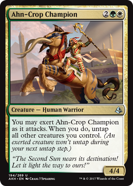 Ahn-Crop Champion (Amonkhet) Light Play
