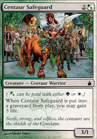 Centaur Safeguard (Ravnica) Light Play Foil