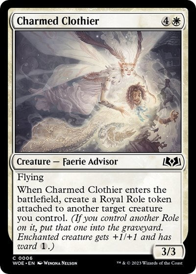 Charmed Clothier (Wilds of Eldraine) Near Mint Foil