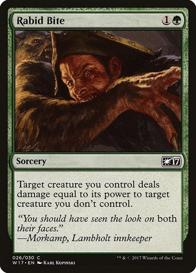 Rabid Bite (Welcome Deck 2017) Medium Play