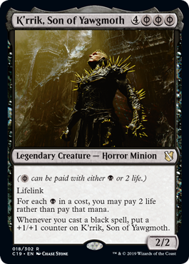 K'rrik, Son of Yawgmoth (Commander 2019) Medium Play