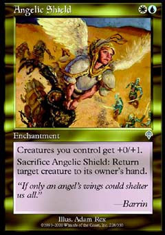Angelic Shield (Invasion) Heavy Play Foil