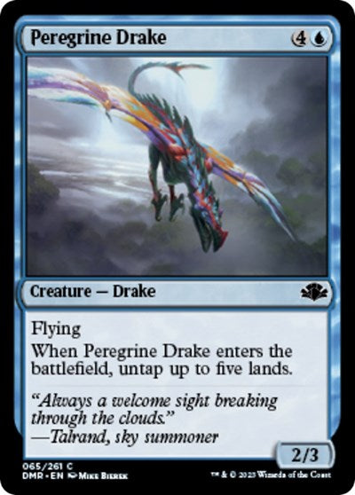 Peregrine Drake (Dominaria Remastered) Light Play Foil