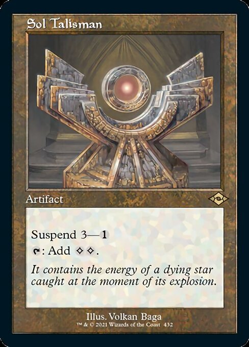 Sol Talisman (Retro Frame) (Modern Horizons 2) Medium Play Foil