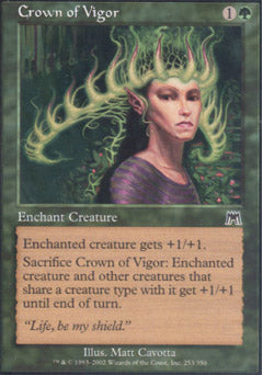 Crown of Vigor (Onslaught) Light Play Foil