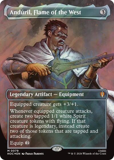 Anduril  Flame of the West  Borderless   Surge Foil|1|0|0.00