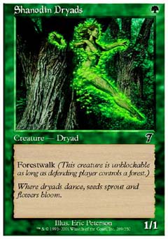 Shanodin Dryads (7th Edition) Light Play