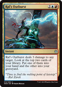 Ral's Outburst (War of the Spark) Light Play Foil