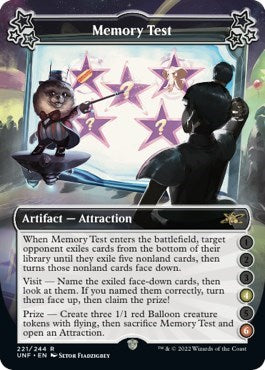 Memory Test (4-6) (Unfinity) Near Mint Foil