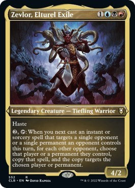 Zevlor, Elturel Exile (Etched Foil) (Commander Legends: Battle for Baldur's Gate) Light Play Foil