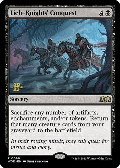 Lich-Knights' Conquest (Promos: Prerelease Cards) Light Play Foil