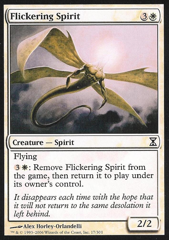Flickering Spirit (Time Spiral) Light Play