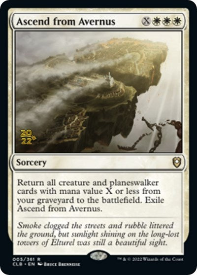 Ascend from Avernus (Promos: Prerelease Cards) Medium Play Foil