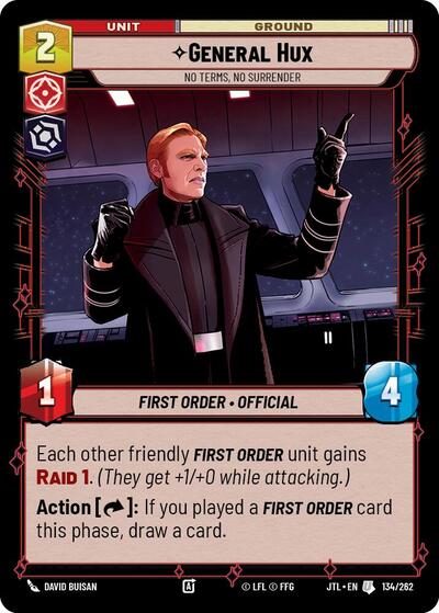 General Hux No Terms, No Surrender (Jump to Lightspeed) Near Mint
