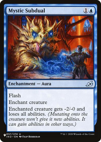 Mystic Subdual (The List) Near Mint