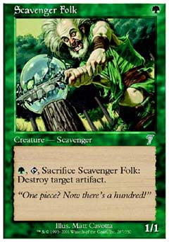 Scavenger Folk (7th Edition) Light Play Foil