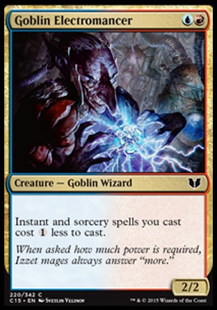 Goblin Electromancer (Commander 2015) Light Play
