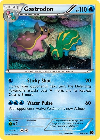 Gastrodon (XY - Steam Siege) Light Play Reverse Holofoil