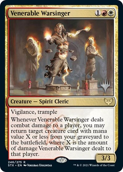 Venerable Warsinger (Promo Pack: Strixhaven) Near Mint