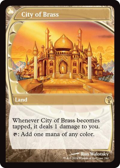 City of Brass (Future Sight) (Mystery Booster 2) Near Mint Foil