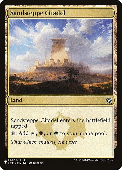 Sandsteppe Citadel (Secret Lair Commander: From Cute to Brute) Near Mint