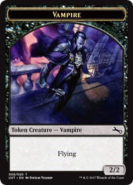 Vampire Token (Unstable) Light Play Foil