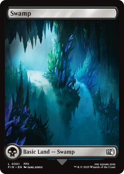 Swamp (0301) (Universes Beyond: FINAL FANTASY) Light Play Foil