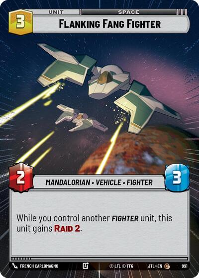 Flanking Fang Fighter (Hyperspace Foil) (Jump to Lightspeed) Near Mint Foil