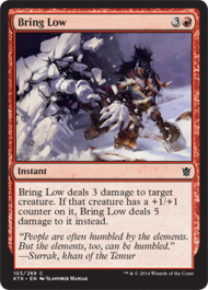 Bring Low (Khans of Tarkir) Light Play