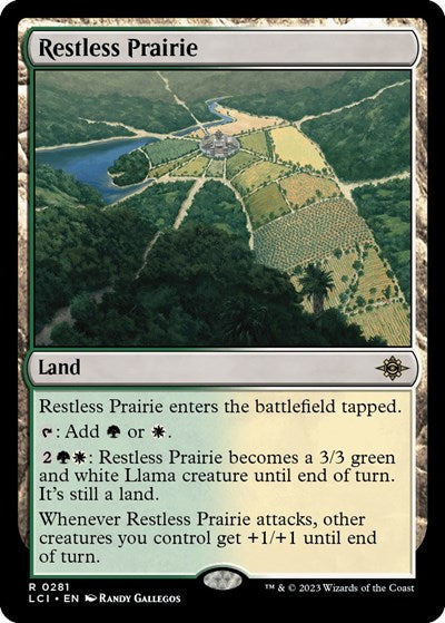 Restless Prairie (The Lost Caverns of Ixalan) Near Mint Foil