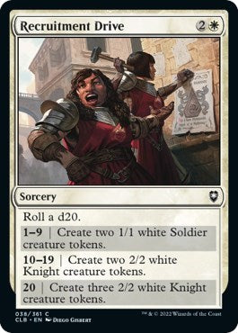 Recruitment Drive (Commander Legends: Battle for Baldur's Gate) Light Play