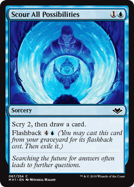 Scour All Possibilities (Modern Horizons) Medium Play Foil