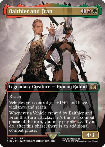 Balthier and Fran (Borderless) (0319) (Universes Beyond: FINAL FANTASY) Near Mint