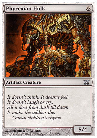 Phyrexian Hulk (8th Edition) Medium Play Foil