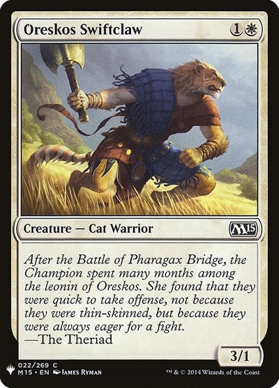 Oreskos Swiftclaw (Mystery Booster) Near Mint
